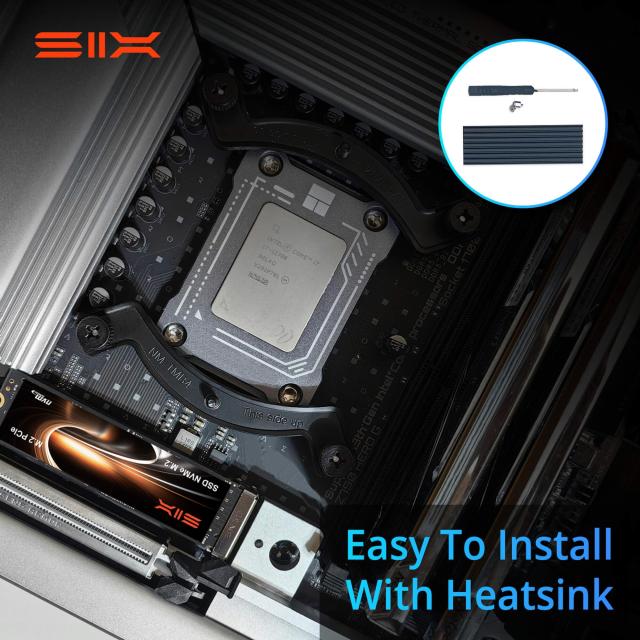 SIX X7400Pro NVMe M.2 SSD PCIe Gen4x4 2TB M.2 2280規格 最大7400MB