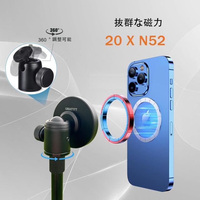 GreatYYT ゴルフ 三脚 ＆ 一脚 スマホスタンド スイング動画撮影 48