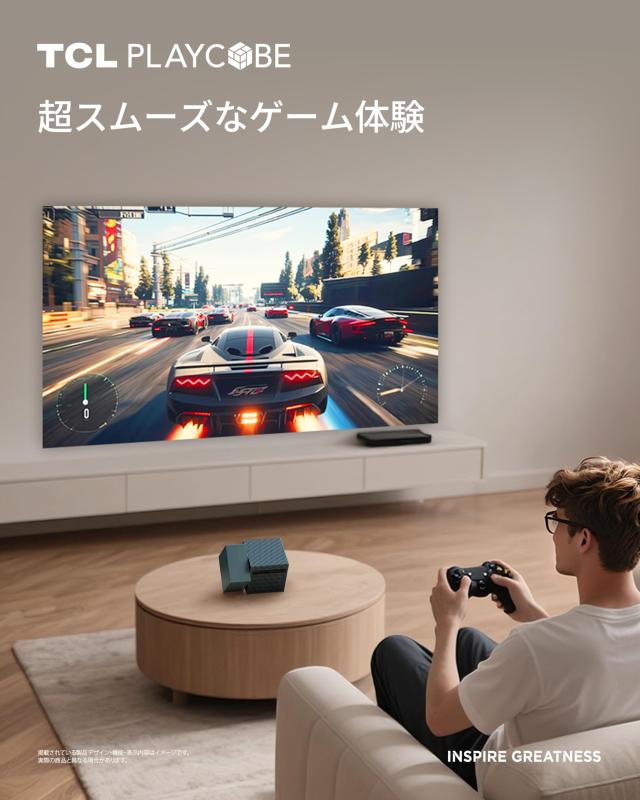 TCL PlayCube 750 ISO 1080P FHD LED 小型 プロジェクター/Netflix認定/GoogleTV ポータブルプロジェクター/ルーメン / 4K対応 / 内蔵66W_6