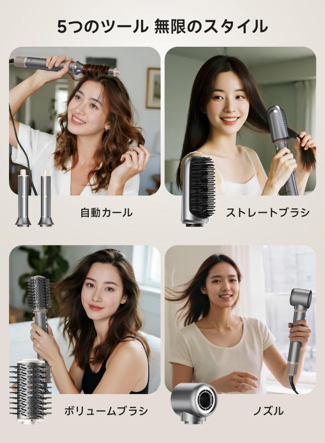 TRANXPHIT 5インチ1多役立つことヘアスタイラー 5億さし引きイオン 160,000RPM ブラシレスモーター科学技術 軽さ腹積もり 異類異形級速乾 いけ図々しい量 高速道路速乾