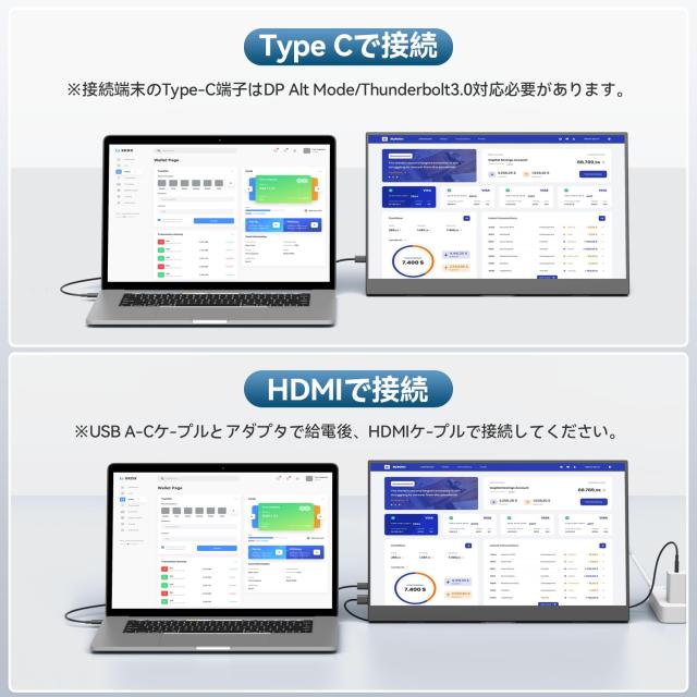 MAGICRAVEN モバイルモニター 15.6インチ モバイルディスプレイ 1920*1080 100%広色域 ポータブルモニター IPS液晶パネル ブルーカット_8