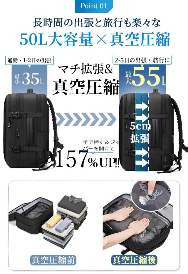 sushoori] リュック ビジネスリュック バックパック リュックサック 大 