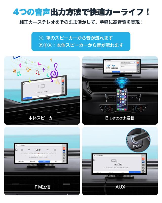 オットキャスト 2025 新型 Ottocast ScreenFlow ポータブル