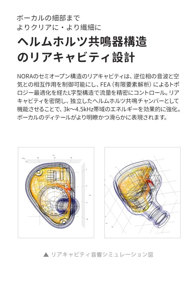 TANCHJIM NORA プロフェッショナルIEM 1DD DTM5搭載 Hi-Fi有線イヤホン グレー_4