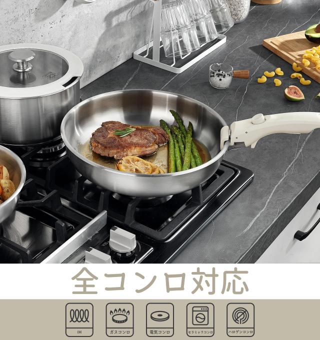 KOCH SYSTEME CS フライパン セット 7点 ステンレス フライパン 鍋