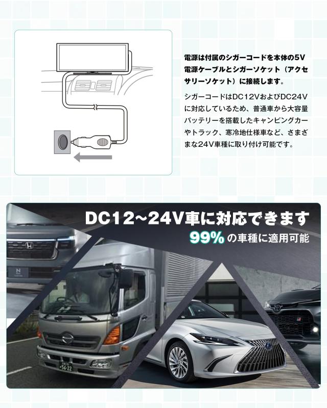 オットキャストスクリーンフロー ポータブル車載デイスプレイオーディオ Screen Flow 11.4インチ タッチパネル アンドロイドナビ YouTube
