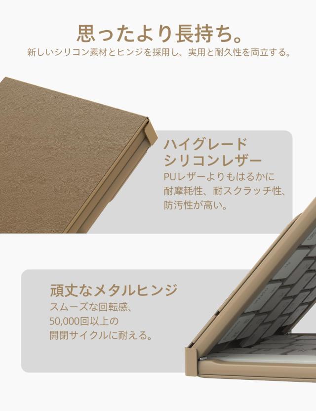 Nillkin 【正規販売店】キーボード Bluetooth 折りたたみ式 ワイヤレス iPad用 無線 【最新型タッチパッド＆テンキー2 in 1】 三台同時接_1