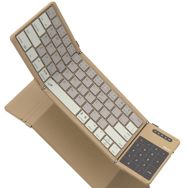 Nillkin 【正規販売店】キーボード Bluetooth 折りたたみ式 ワイヤレス iPad用 無線 【最新型タッチパッド＆テンキー2 in 1】 三台同時接_7