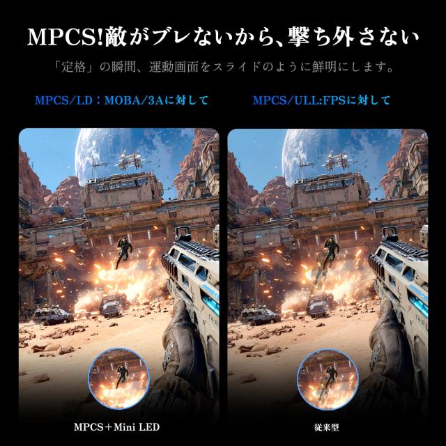 INNOCN QD-MiniLED 4k モニター 27インチ ゲーミングモニター 4K＠160Hz/フルHD＠320Hz切り替え デュアルモニター ホワイト 0.5ms MPCS_5