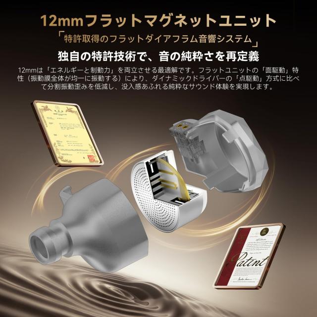 TRI I2 平面駆動イヤホン 12mm PMD 有線 モニターイヤホン 未開封