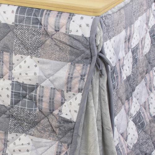 JEMA ハイタイプ こたつ布団 単品 ダイニング テーブル用こたつ布団 ダイニングコタツふとん 省スペース 長方形 こたつ掛け 吸湿発熱 洗_7