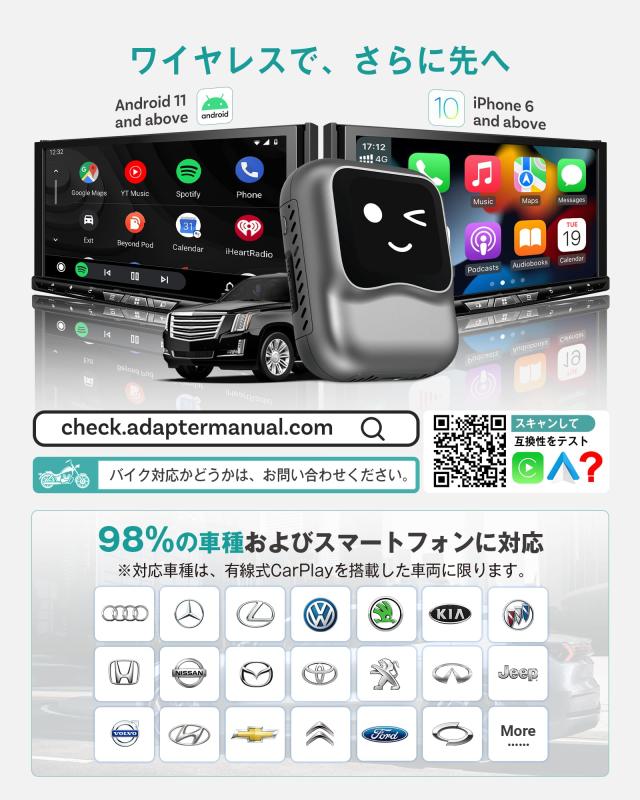 公式】オットキャストナノ OTTOCAST OttoAibox NANO CarPlay AI Box