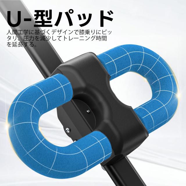 LEEKEY 腹筋 腹筋マシーン 1台4役 腹筋トレーニング 腹筋器具 クランチ 腹筋マシン フィットネス機器 ダイエット器具 腹筋台 全身運動 ブ_4