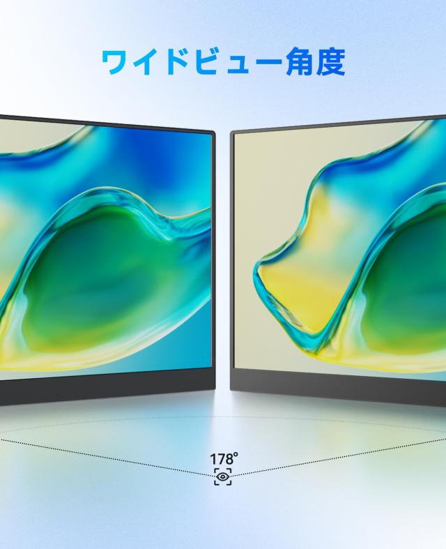 UWH モバイルディスプレイ 15.6インチ 1920*1080 16:9 コントラスト比 1000:1 超薄型 モバイルモニター FHD ゲーミングモニター ゲーム・_4