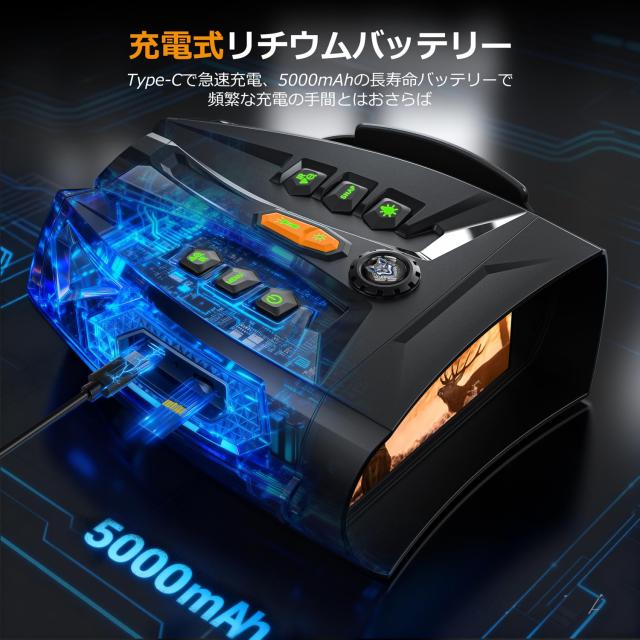 SKYBASIC 暗視スコープ -ナイトビジョンゴーグル 4K暗視双眼鏡 大人用 10倍ズーム 4インチHD画面 5000mAh大容量バッテリ PC接続をサポー