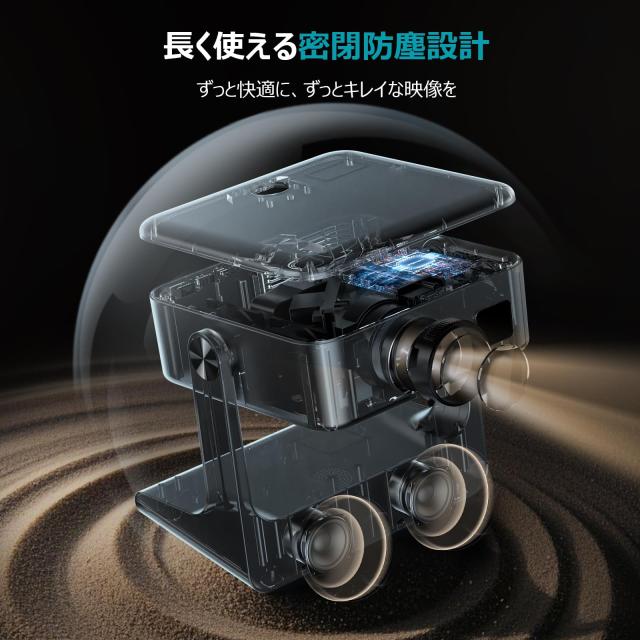 短焦点・Google TV搭載】プロジェクター 家庭用 1200ANSI - Sovboi