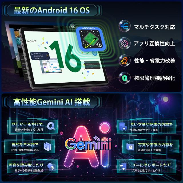 【タブレット 11インチ android16 】Rebecco M70 アンドロイド16 タブレット wi-fiモデル T7250チップ RAM20GB+ROM128GB Android Tablet_1