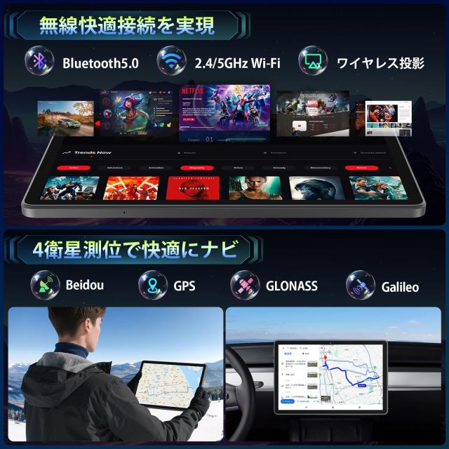 【タブレット 11インチ android16 】Rebecco M70 アンドロイド16 タブレット wi-fiモデル T7250チップ RAM20GB+ROM128GB Android Tablet_5