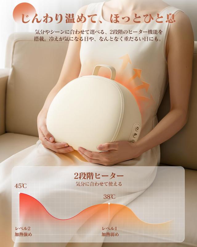 2025新設計】腰枕 クッション Hoxhyon 敬老の日 USB充電式 腰・背中