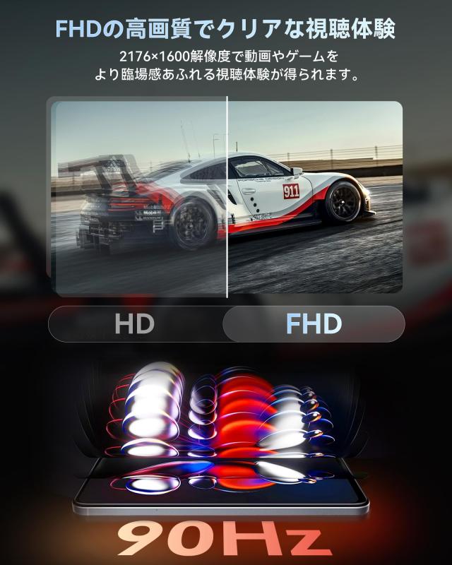 【G100搭載 13インチ FHD大画面 タブレット】Blackview LINK 8タブレットandroid 15 ROM 256GB+2TB拡張 Tablet 8コアCPU 2176*1600 16MP+_5
