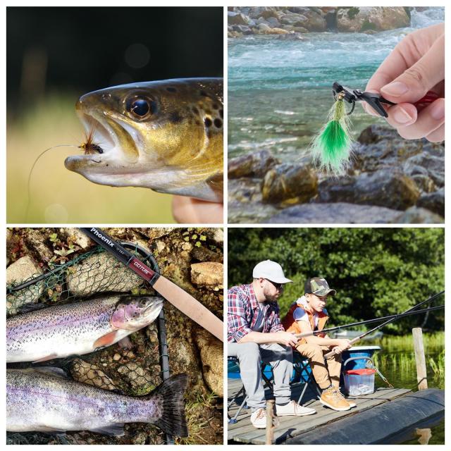 Goture テンカラロッドセット 渓流竿 3.6m アクセサリー10個 テンカラロッド テンカラ竿 釣り セット 軽量 炭素繊維【テンカラ】 渓流釣