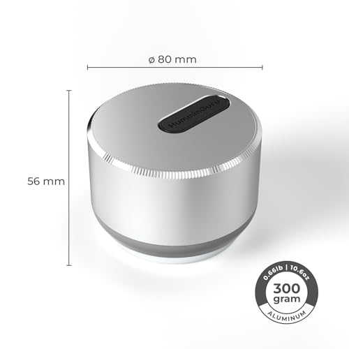HumminGuru LUMI レコードウェイトスタビライザー＆ターンテーブルスピードテスター | 33/45/78RPMストロボディスク＆ライト | 300g LPア_9