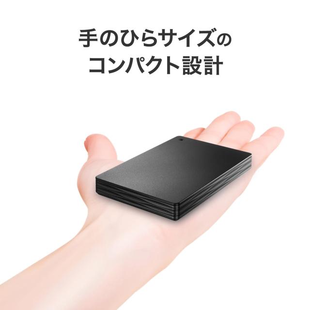 IODATA 外付けHDD 2TB カクうすLite テレビ録画 PC 両対応 4K録画 USB 
