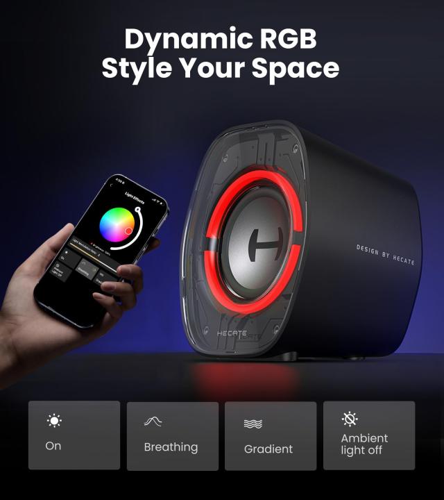 Edifier 【エディファイア】 G1000 II 卓上 小型 RGB ゲーミングスピーカー ｜ PS5 Pro/PS5/PS4/Switch 2/Switch等対応 ｜ 2.0ch PC アク_5