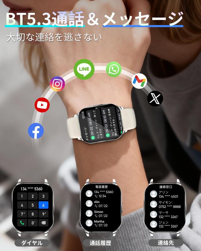 KJKD L1スマートウォッチ【2025新型？ChatGPT＆体感ゲーム？AI文字盤