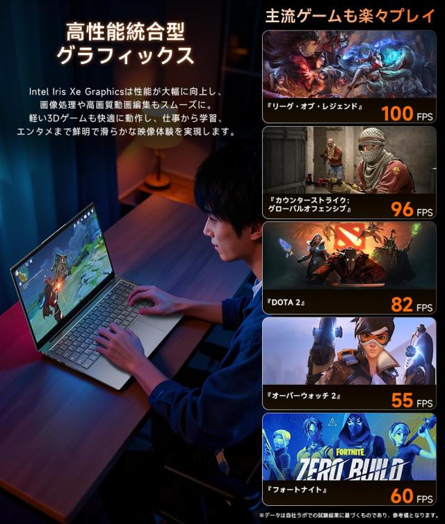 ノートパソコン【爆速Ryzen 7 7730U 8コア16スレッド(最大4.5GHz) 32GB DDR4(64GB拡張可能）｜1TB 高速PCIe3.0 NVMe SSD】ノートパソコン_4