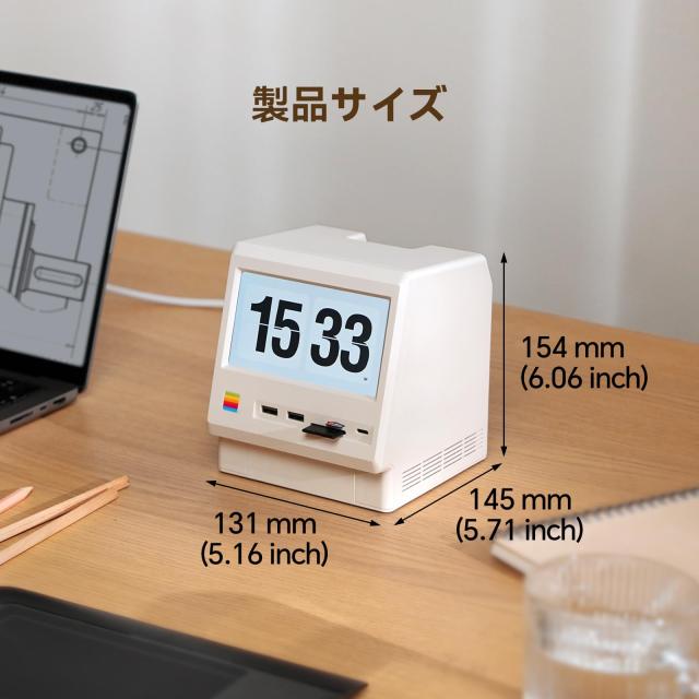 Wokyis M5 レトロデザインドックステーション（Mac mini M4対応）、5 