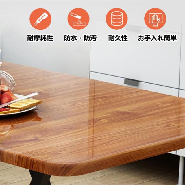 Bidesen ダイニングテーブル 折りたたみ 幅120cmx奥行60cmx高さ74cm 使用1/2/4/6人 組み立て不要 折りたたみダイニングテーブル 耐荷重50_5