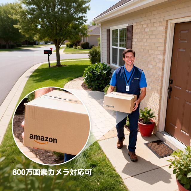 Anakk 防犯カメラ 屋外 800万画素対応 2台 130°広角撮影 IP67防水 wifi ドーム型 監視カメラ AI人感センサー 投光威嚇 室内防犯カメラ_7