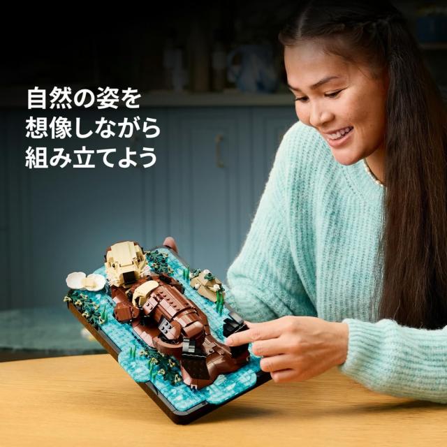 レゴ(LEGO) アイデア ラッコ おもちゃ 玩具 誕生日 プレゼント ブロック 男性 女性 インテリア オシャレ フィギュア グッズ 動物 生き物_3