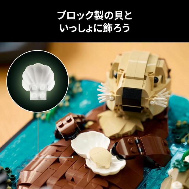 レゴ(LEGO) アイデア ラッコ おもちゃ 玩具 誕生日 プレゼント ブロック 男性 女性 インテリア オシャレ フィギュア グッズ 動物 生き物_6