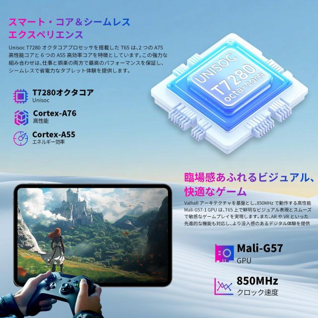 2025 Android 16 タブレット】TECLAST T65 13 インチ タブレット 120Hz