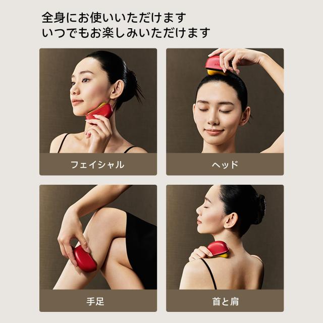 Zdeer 美顔器 リフトアップ 真鍮 電動カッサプレート 顔 首リフト