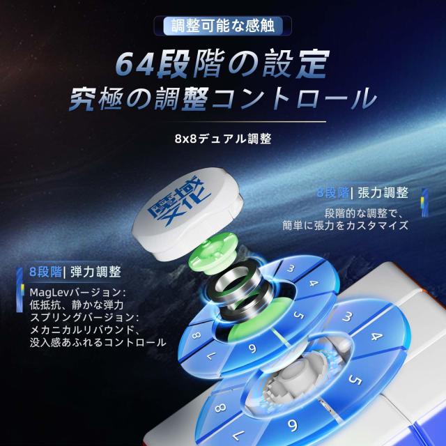 Moyu Weilong V11 SE 2025 ボールコア UVコーティング スピードキューブ 3x3 ステッカーレス パズルキューブ プロフェッショナル MagLev_1