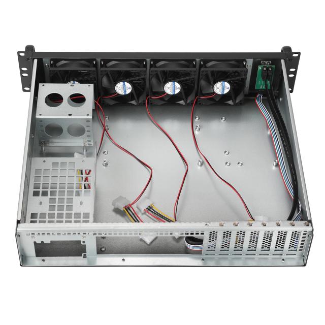 IPCHASSIS 2U ATX ラックマウントシャーシ奥行13.38インチ Flex ATX