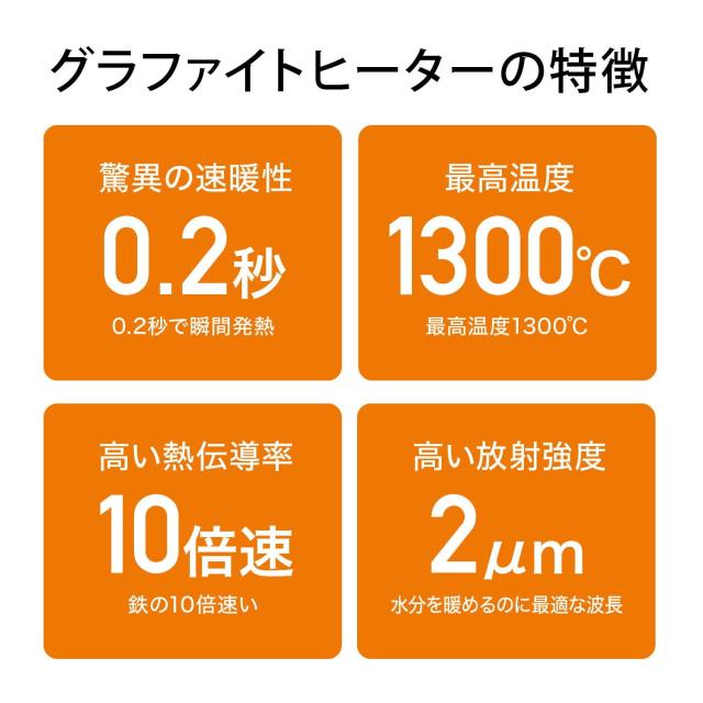アラジン(Aladdin) 電気ストーブ 遠赤グラファイトヒーター 400W 