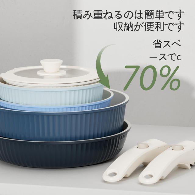 AMPWEEL フライパン セット 両手鍋 送料無料】AMPWEEL フライパン