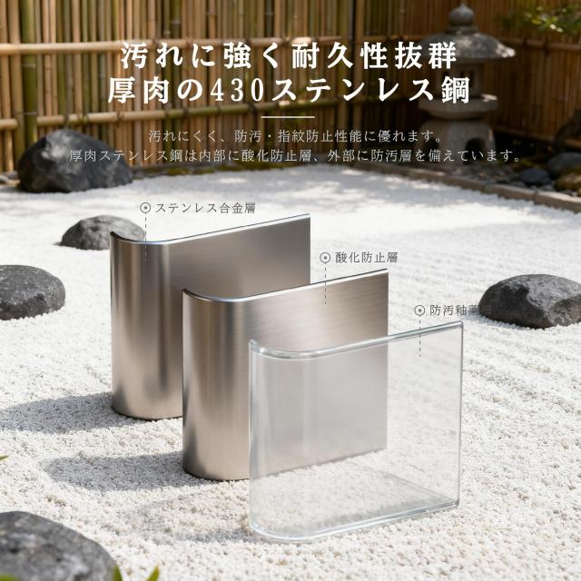 センサー付きゴミ箱 40L スマートセンサーごみ箱 ステンレススチール製 自動開閉 防汚防指紋 省エネ・密閉無臭 双方向開蓋 スライト式 キ_2