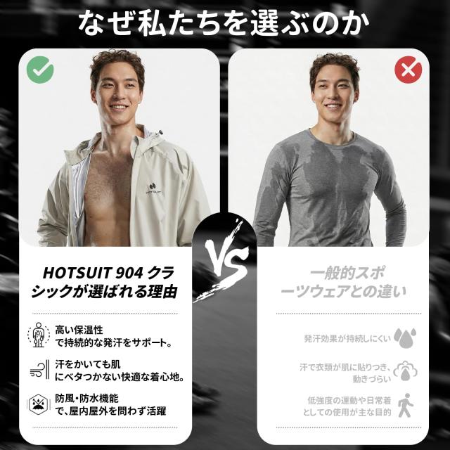 [HOTSUIT] サウナ背広 上下仕かける メンズ【着脱し分かりやすい】 あぶら身焚きつける・食事制限に 洗い濯ぎ可 着心地良 駈けっくら ウォーキングで総やか発