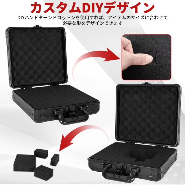 Rxakudedo 保護ハードケース 耐衝撃 防水 カスタマイズされたDIY