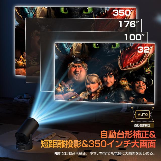 Philoent プロジェクター 家庭用 超小型 【2025アップグレード版