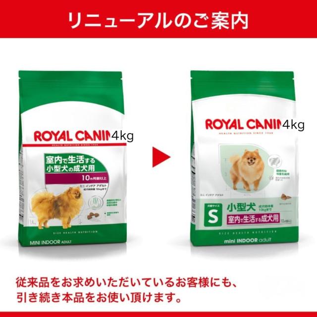 ロイヤルカナン SHN ミニ インドア アダルト 室内で生活する小型犬 4kg 成犬用 犬用 ドッグフード ドライ + SAKURANポケットティッシュ_3