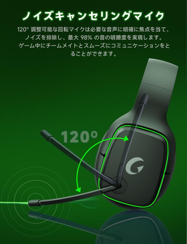 ゲーミングヘッドセット ps5 ヘッドセット 【2.4G USB/Type-cアダプター/Bluetooth 5.3/有線】 4WAY接続 7.1ch サラウンド＜20ms超低遅延_4