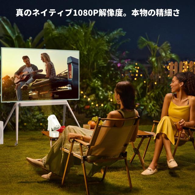 プロジェクター 4K 短焦点【2025決定版 Android TV搭載・バッテリー