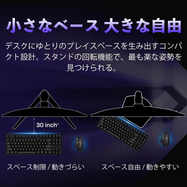 Amzfast 27インチ 320Hz ゲーミングモニター WQHD Fast IPS 1ms(MPRT) 135%sRGB HDR400 10bit 低ブルーライト VRR対応 PS5対応 Adaptive_7