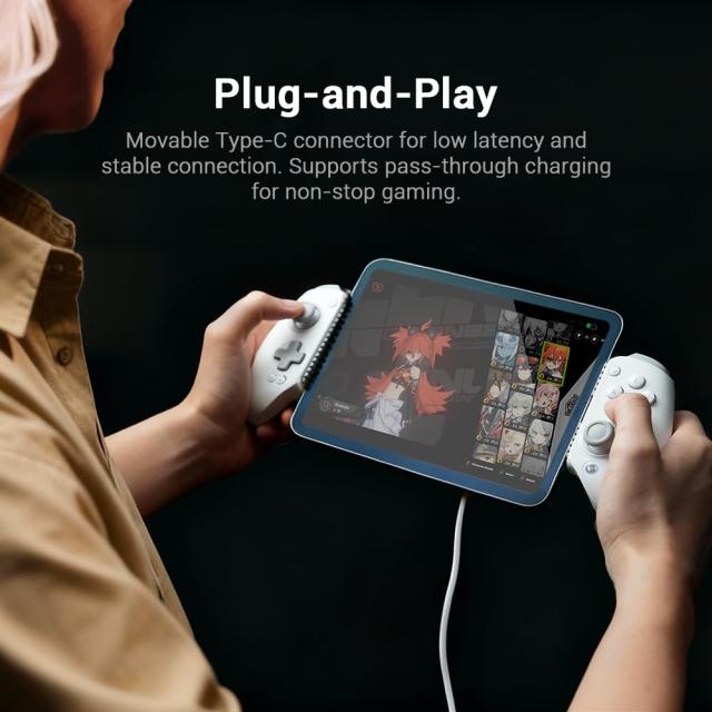 GameSir G8+MFi スマホコントローラー iPhone/iPad mini/Android 対応 スマホ有線コントローラー MFi認証 Type-C 直挿し 伸縮式 125〜215m_2